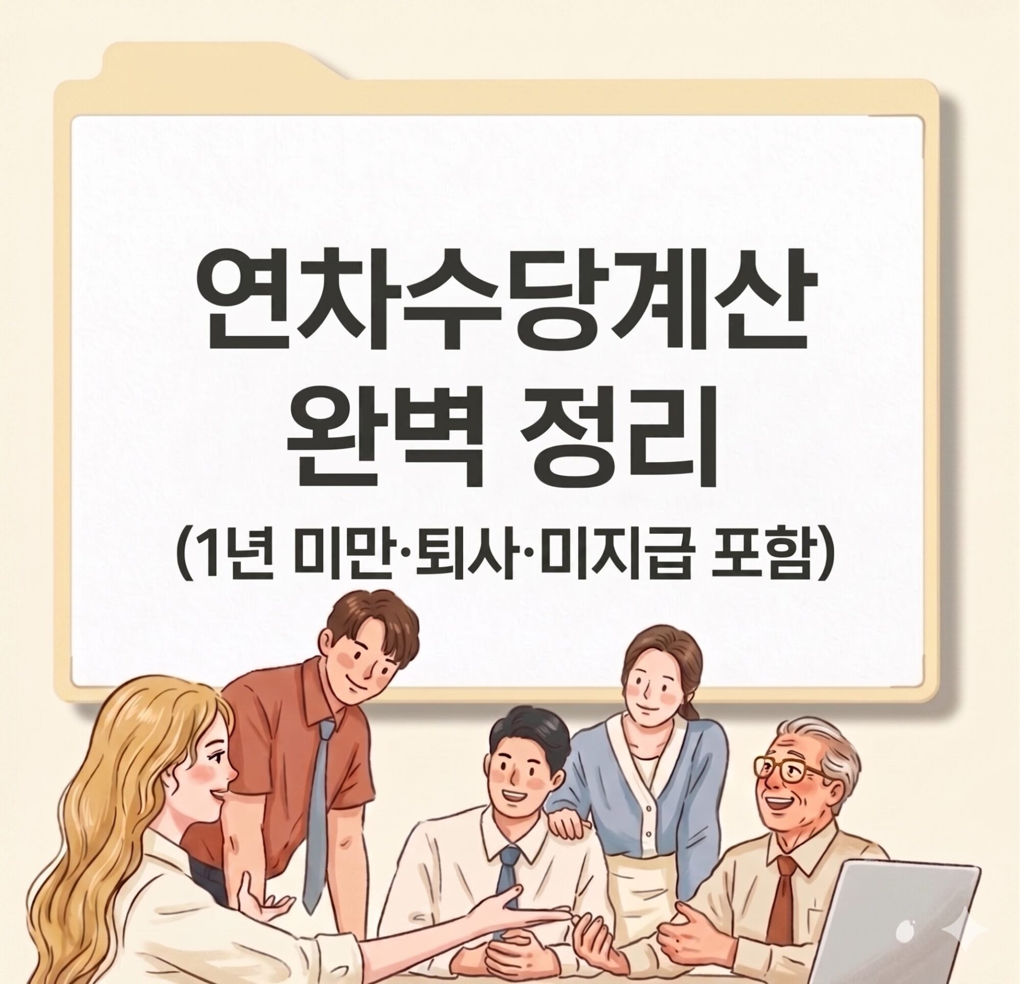 연차수당계산·연차수당지급기준·퇴사시연차수당 한 번에 정리