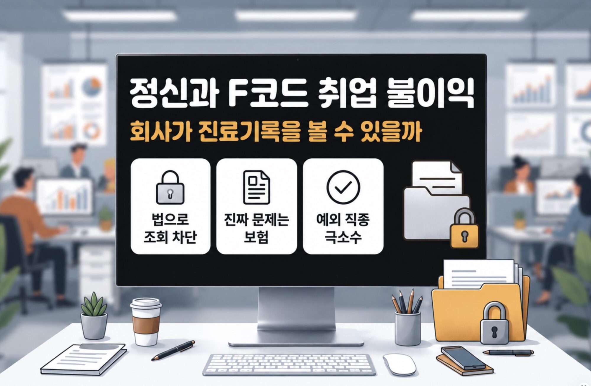정신과 취업 불이익, 회사는 진료기록을 볼 수 없다